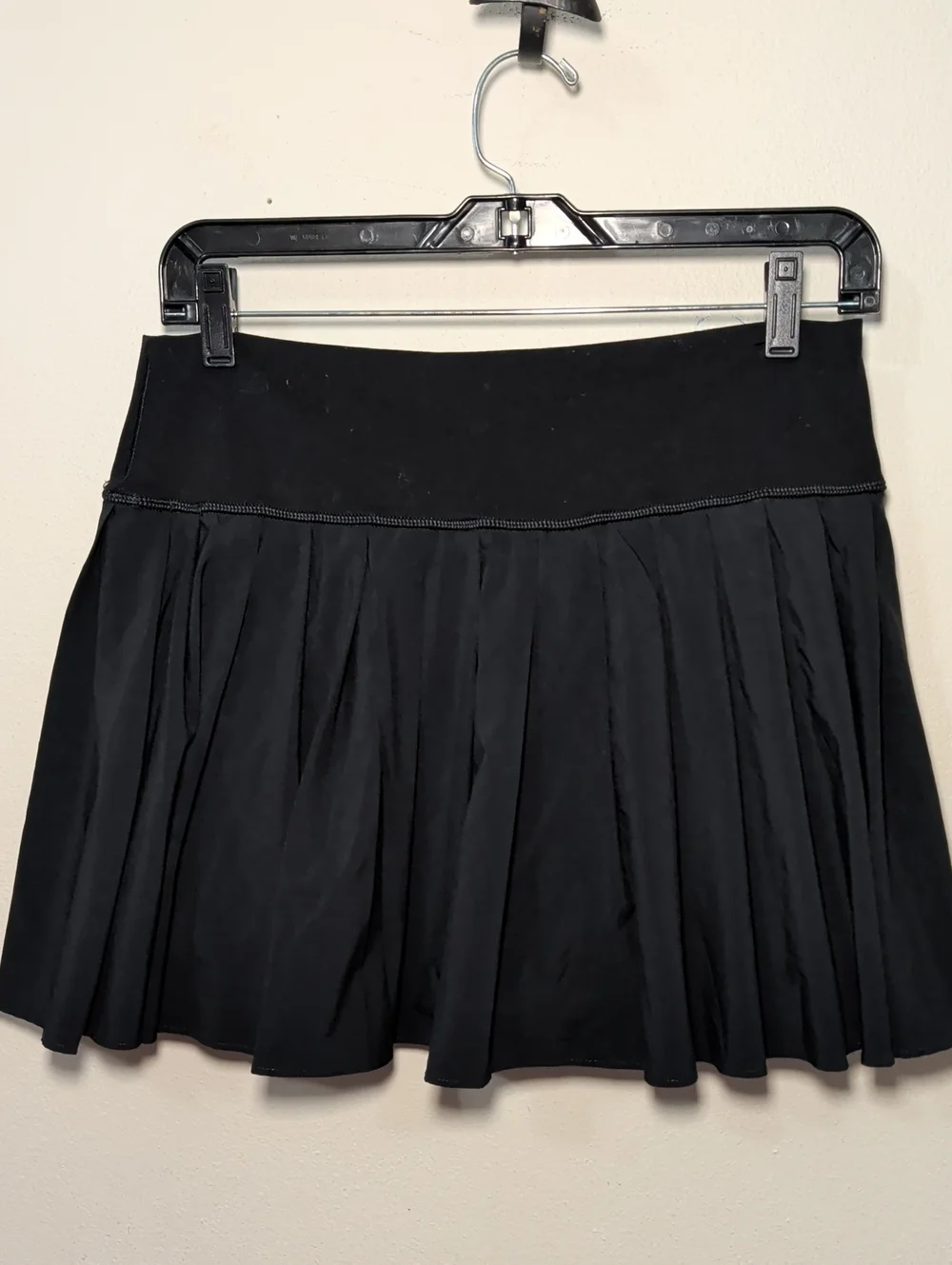 Aerie Offline All Aces Tennis Skort Black Pleated Preppy Women's Size L - Picture 3 of 3
